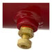 A close-up of a red and brass valve on a ProForce air compressor.