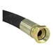 An Industrial Air black hose with metal nozzle.
