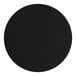 A white circle with a black border.