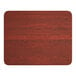 A Lancaster Table & Seating rectangular MDF table top with a red mahogany finish.