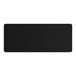 A black rectangular object with a gray wood finish on a white background.
