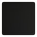 A black square object with a white background.
