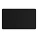 A black rectangular object with a white background.