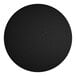 A black circular Lancaster Table & Seating table top.