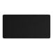 A black rectangular object with a white background.