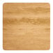 A wood surface with a maple finish.