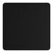 A black square object with a white background.