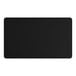 A black rectangular object with a white background.