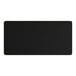 A black rectangular object with a maple finish on a white background.
