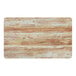 A Lancaster Table & Seating rectangular table top with a barnwood finish.