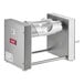A stainless steel Estella manual turnover machine with a metal frame and two handles.