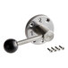 A stainless steel speed handle assembly for a Main Street mixer.