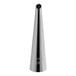 A silver cone shaped Wilton Bismark piping tip with a number on it.