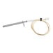 A Solwave temperature probe with a metal rod and wire.