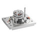 A Solwave convection motor assembly with heating element, a silver metal box with wires.