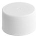 A 28/410 white plastic lid with a foam liner.