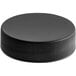 A black plastic cap with a foam liner.