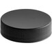 A 38/400 black plastic cap with a pressure sensitive liner.