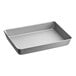 A rectangular gray Wilton cake pan.