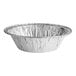 A Baker's Lane round silver foil pan with a white background.