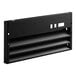A black metal front grille for an Avantco GDC-23-HC.