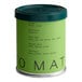 A green Dona Kyoto Ceremonial Matcha Powder tin with black text.