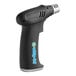 A black Whip-It butane torch with silver accents.