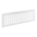 A white Avantco back grille with a grid pattern.