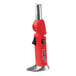 A red Whip-It butane torch with black accents.