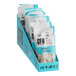 A display box of 10 white and blue GFB Coconut Cashew Bites bags.