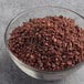 A bowl of TCHO Hawt Chocolate Crumbles.