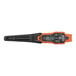 A Klein Tools digital thermometer with black and orange accents.