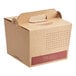 A white Sabert cardboard box with a handle.
