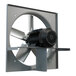 A metal Canarm direct drive wall exhaust fan.