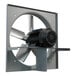 A metal Canarm direct drive wall exhaust fan with a black motor.