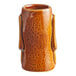 An Acopa brown ceramic tiki mug with a handle.