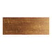 A brown rectangular Lancaster Table & Seating outdoor table top with knots.