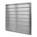 A metal panel with four panels.