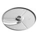 AvaMix Revolution 1/4" Slicing Disc, a circular metal object with a circular blade.