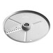 AvaMix Revolution 5/64" Slicing / Crimping Disc for food processors with a hole in the center.