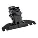 A black metal Lavex squeegee bracket assembly with bolts.