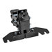 A black metal Lavex squeegee bracket with two holes.