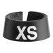 A black 3/4" size marker ring with "XS" in white letters.