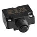 A black Lavex overload protector in a black plastic box with a button.