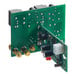A green Lavex circuit module with two electronic components.