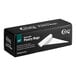 A black box with white text and a picture of Choice clear disposable pastry bags.