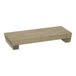 A Front of the House Asheville wooden display board with legs.
