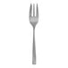 A silver fork with a long neck.