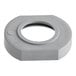 A gray plastic top distributor clamp or nut for HTUC equipment.