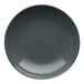 A grey stoneware bowl with speckled specks.